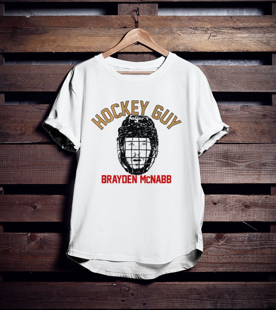 Brayden McNabb Vegas Golden Knights Hockey Guy Helmet T-Shirt