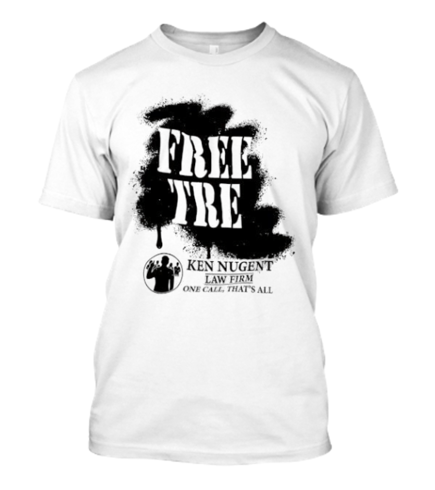 Free Tre Ken Nugent One Call That's All T-Shirt