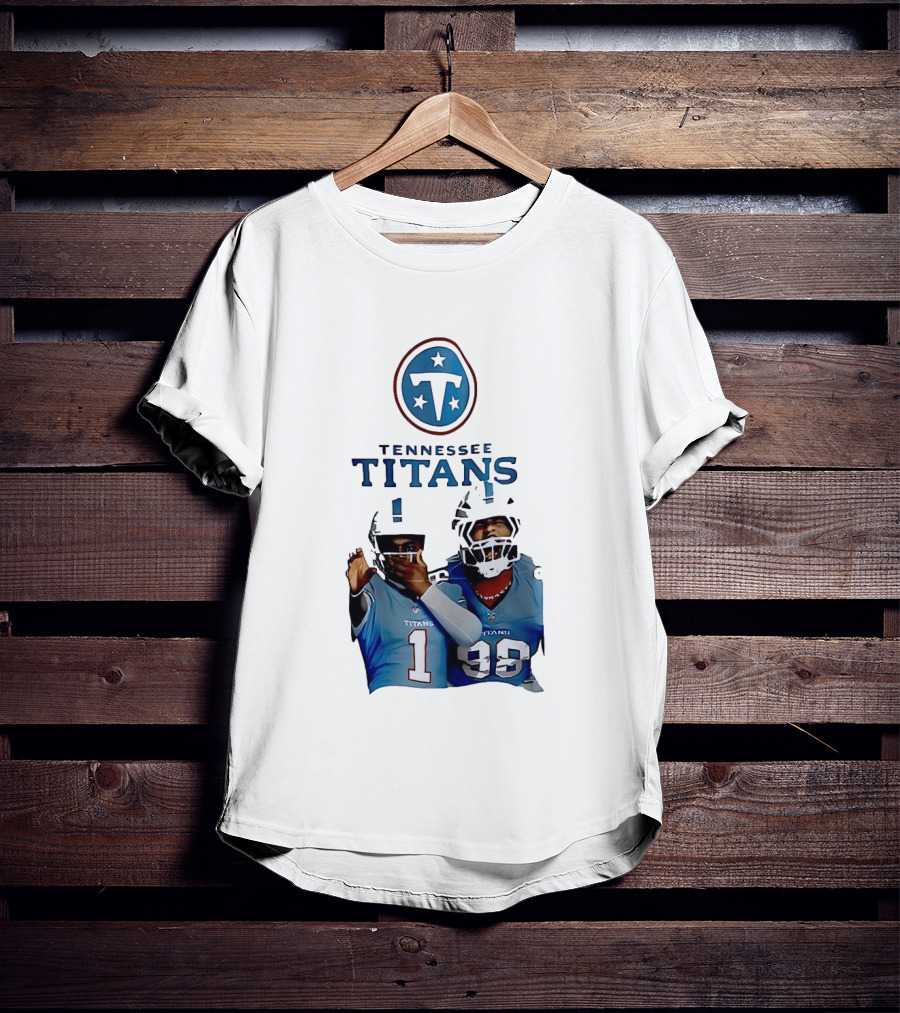 Tennessee Titans Step Brothers Kyler Murray Jeffery Simmons T-Shirt