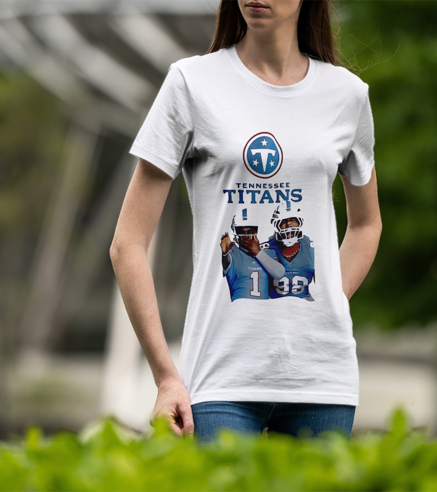 Tennessee Titans Step Brothers Kyler Murray Jeffery Simmons T-Shirt