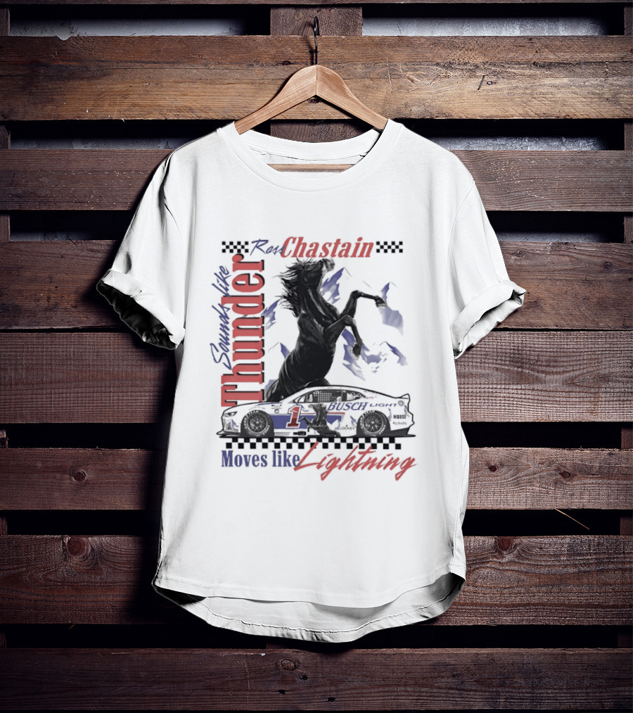 Ross Chastain Thunder Lightning Trackhouse Racing NASCAR T-Shirt