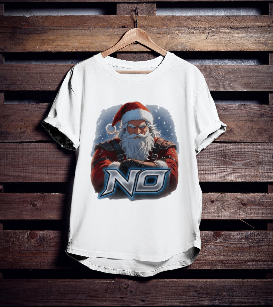 Santa Claus No Christmas Holiday Seasonal T-Shirt