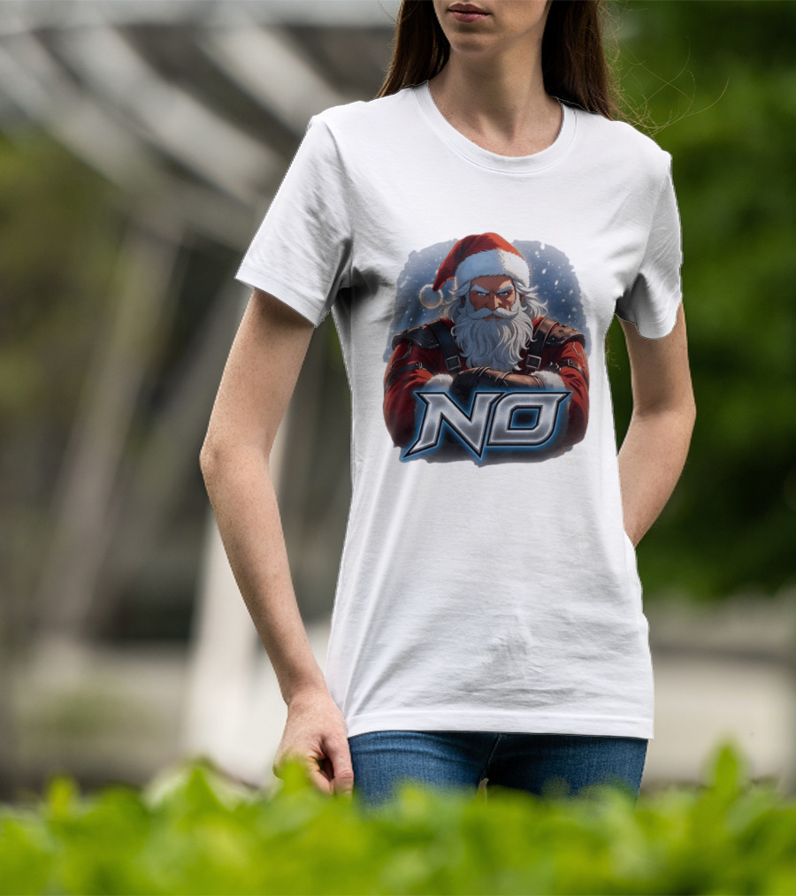 Santa Claus No Christmas Holiday Seasonal T-Shirt