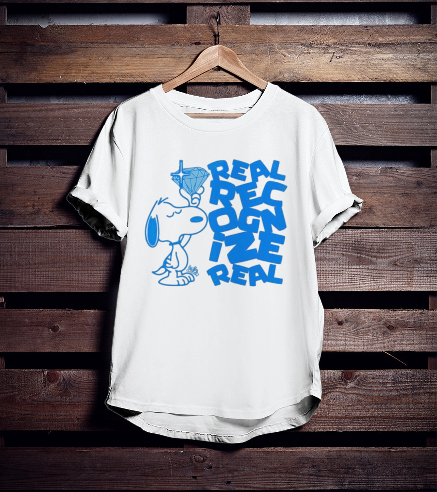 Snoopy Peanuts Real Recognize Real Diamond T-Shirt