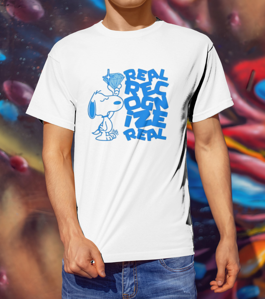 Snoopy Peanuts Real Recognize Real Diamond T-Shirt