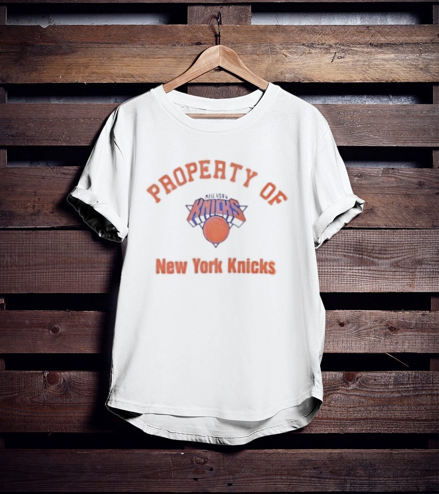 Property Of New York Knicks NBA Team Knicks Basketball T-Shirt
