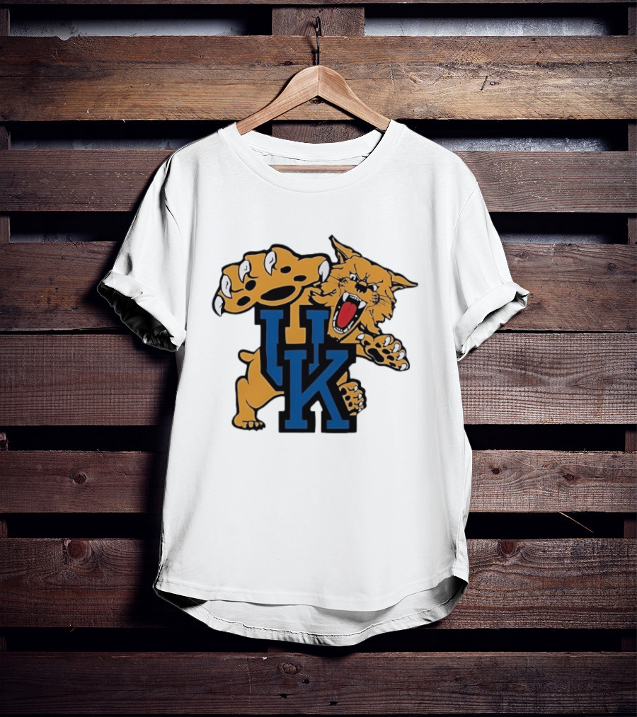 University Of Kentucky Wildcats UK Claw Mascot Sports Team T-Shirt