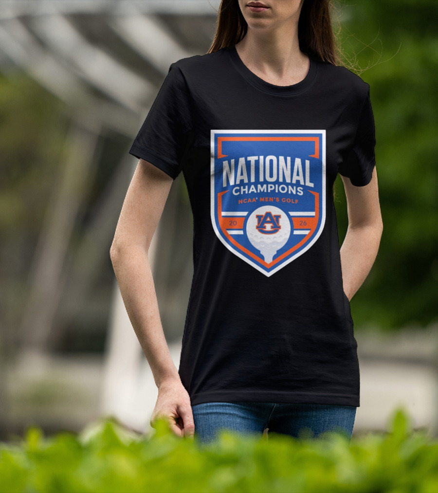 Auburn Tigers National Champions 2026 NCAA Men's Golf T-Shirt
