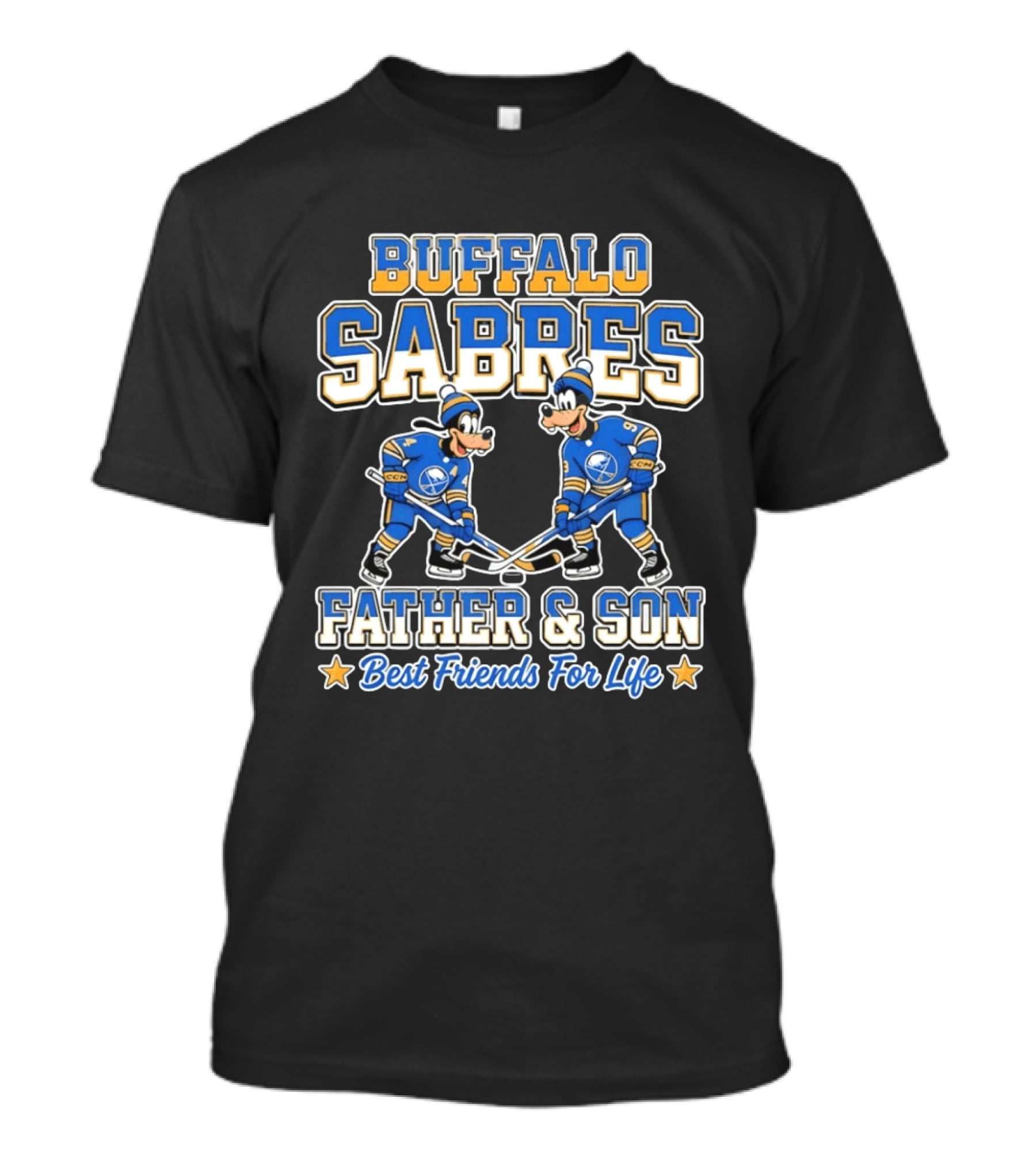 Buffalo Sabres Goofy Father And Son Best Friends For Life T-Shirt