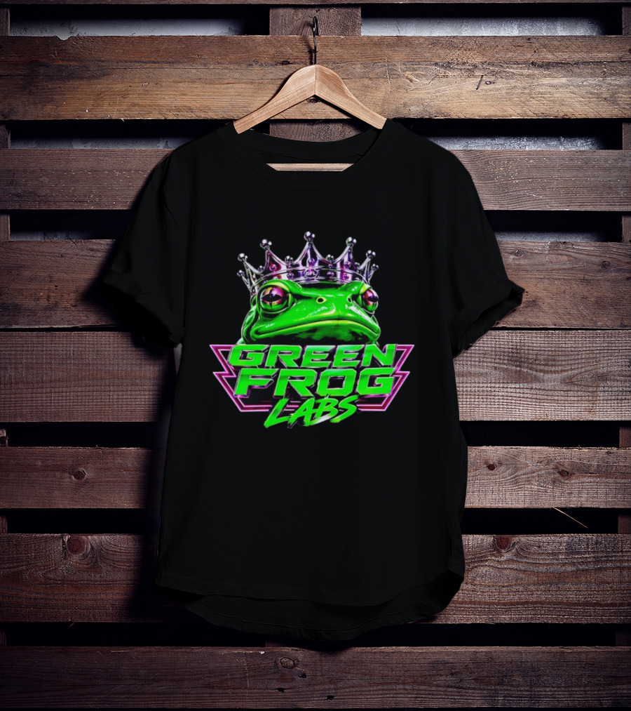 Green Frog Labs Crown Frog Royalty T-Shirt