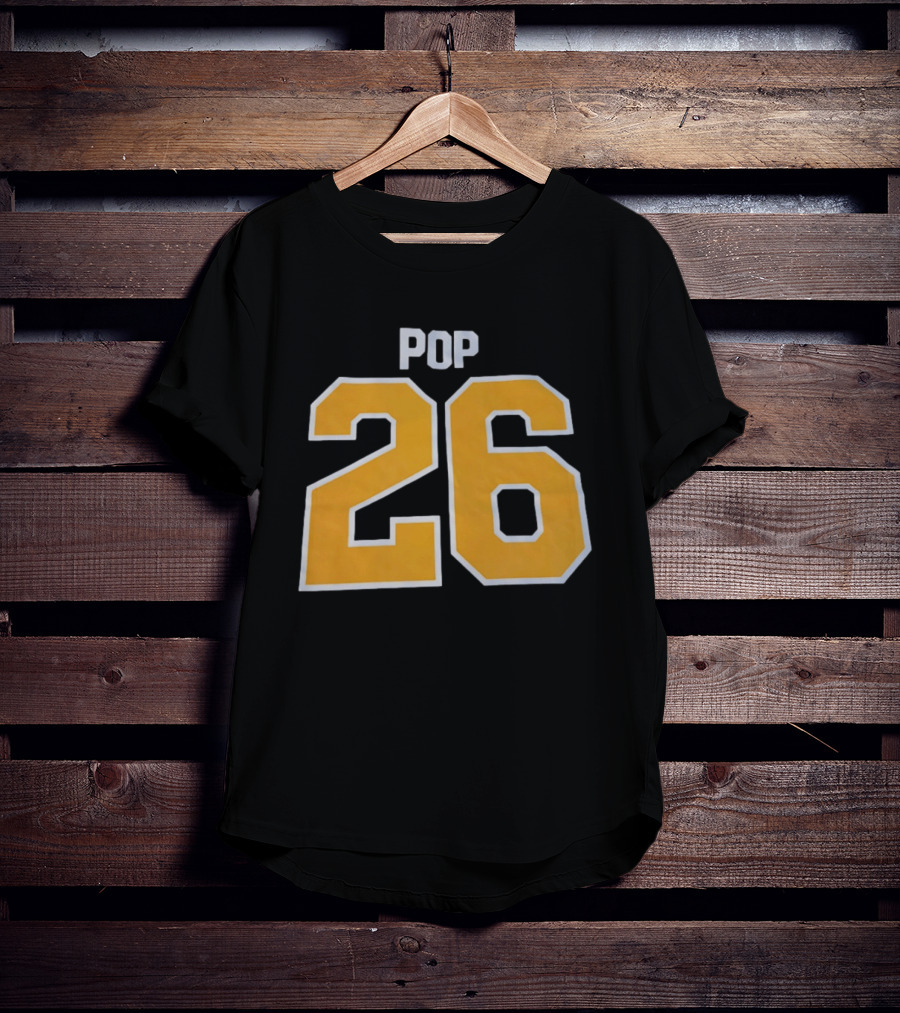 Gregg Popovich San Antonio Spurs NBA Pop 26 T-Shirt