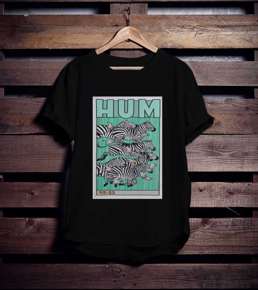 Hum Band Tour 2026 Concert Zebras 45:53 T-Shirt