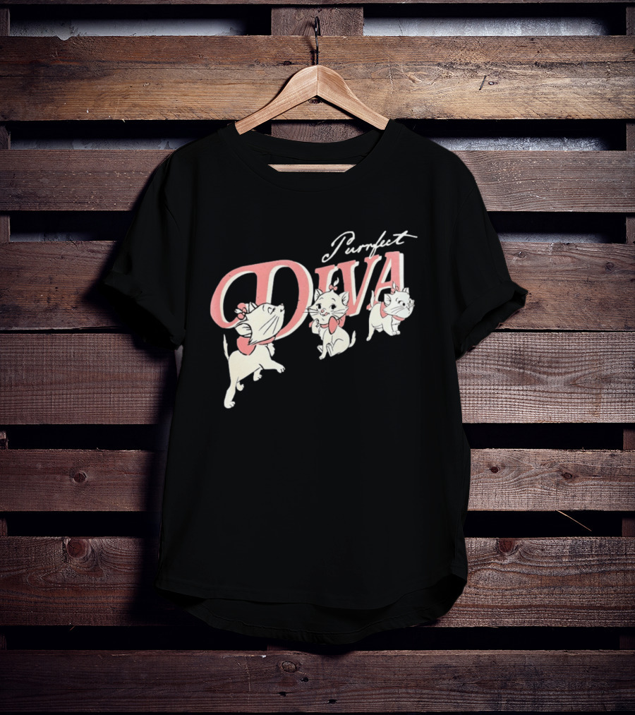Marie The Aristocats Purrfect Diva Disney Cat T-Shirt