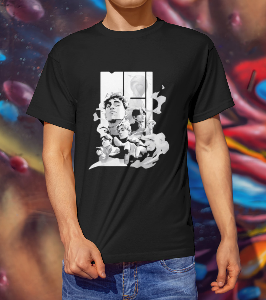 MSI Piece Of History Faces And Figures T-Shirt