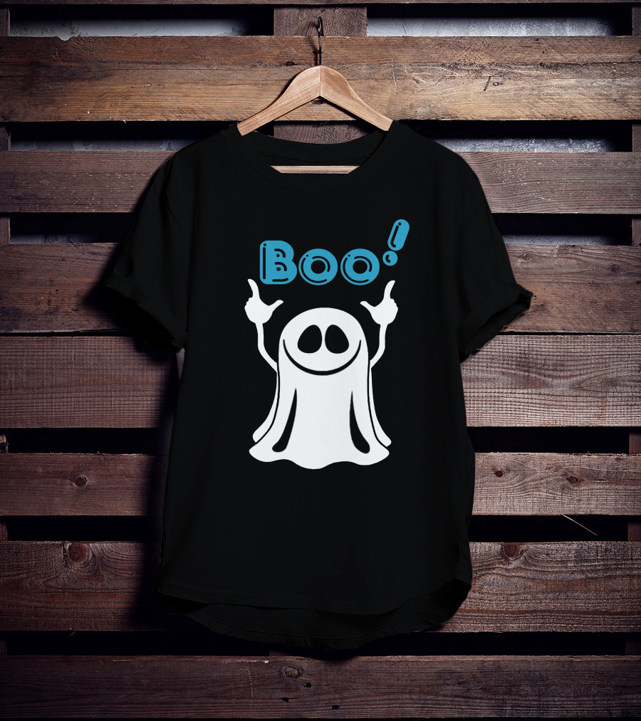 Boo Ghost Spooky Halloween Fun T-Shirt