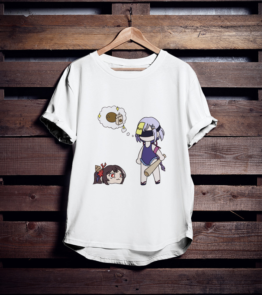 Qiqi Dumpling Vision With Hutao Adorable Interaction T-Shirt