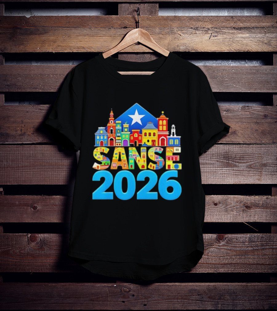 Sanse 2026 Balcones De Cora San Sebastian Festival San Juan T-Shirt