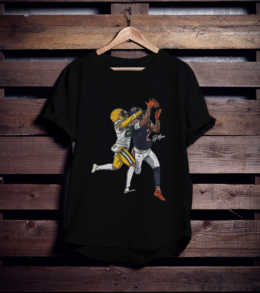 DJ Moore Chicago Bears Game-Winning Touchdown Against Green Bay Packers T-Shirt