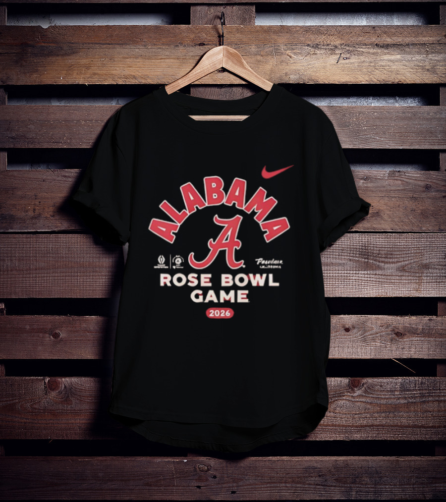 Alabama Crimson Tide Rose Bowl Game 2026 Nike T-Shirt