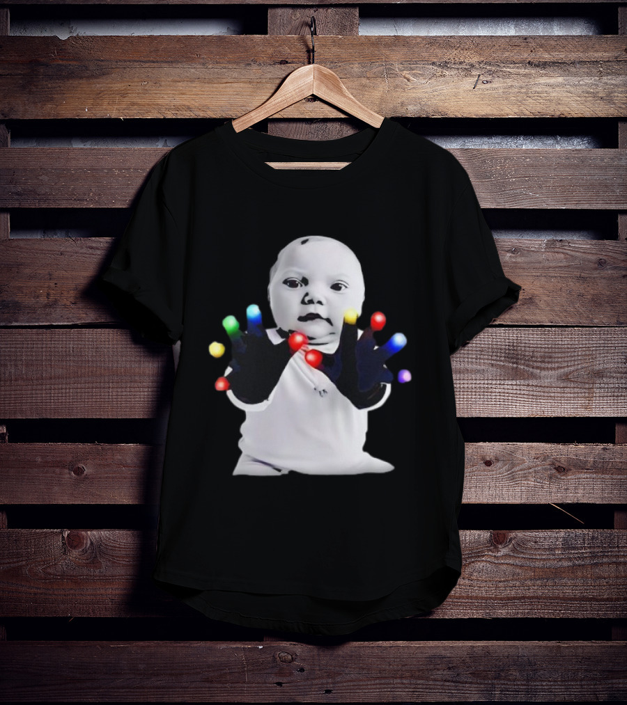 AI Baby Hands Light Gloving Meme Niche T-Shirt