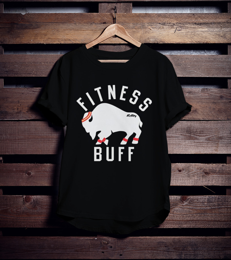 Fitness Buff Headband Bison T-Shirt