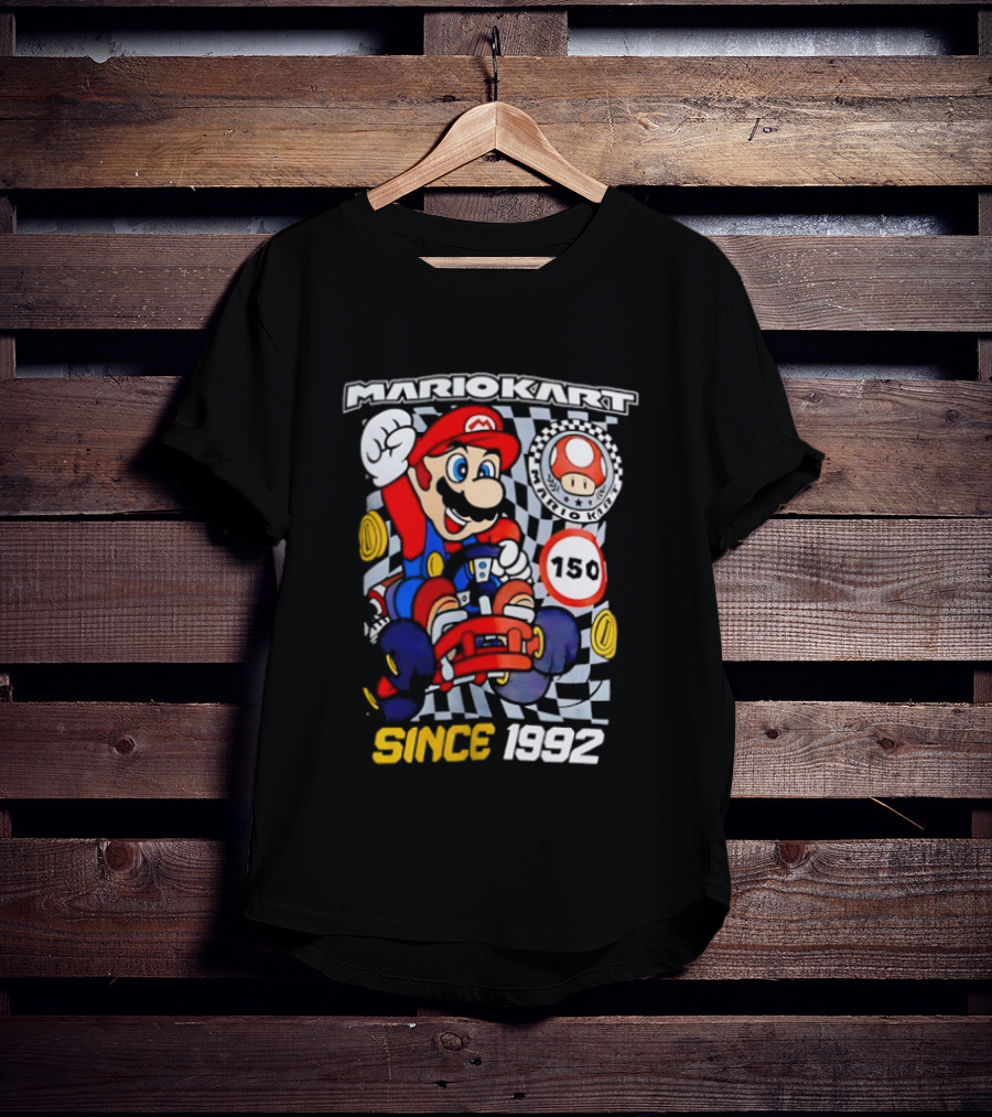 Super Mario Kart Racing Champion 150cc Since 1992 T-Shirt