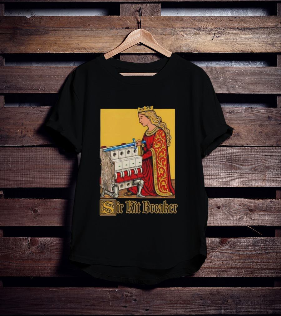 Sir Kit Breaker RuneScape Medieval Knight Parody T-Shirt