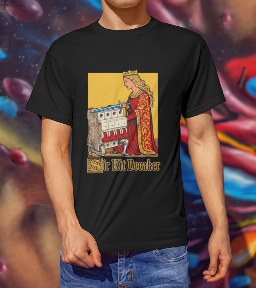 Sir Kit Breaker RuneScape Medieval Knight Parody T-Shirt