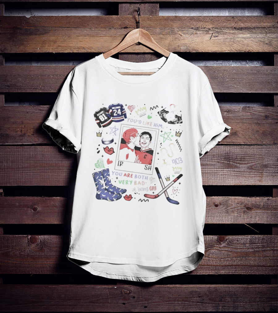 Ilya Rozanov Shane Hollander Hockey You'd Like Him You Are Both Very Bad T-Shirt
