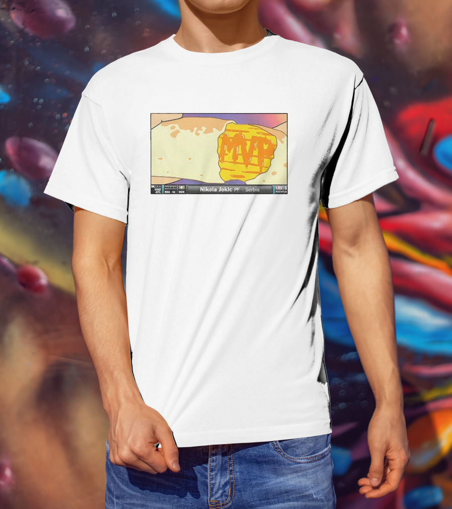 Nikola Jokic MVP Quesarito Taco Bell Serbia Basketball PF T-Shirt