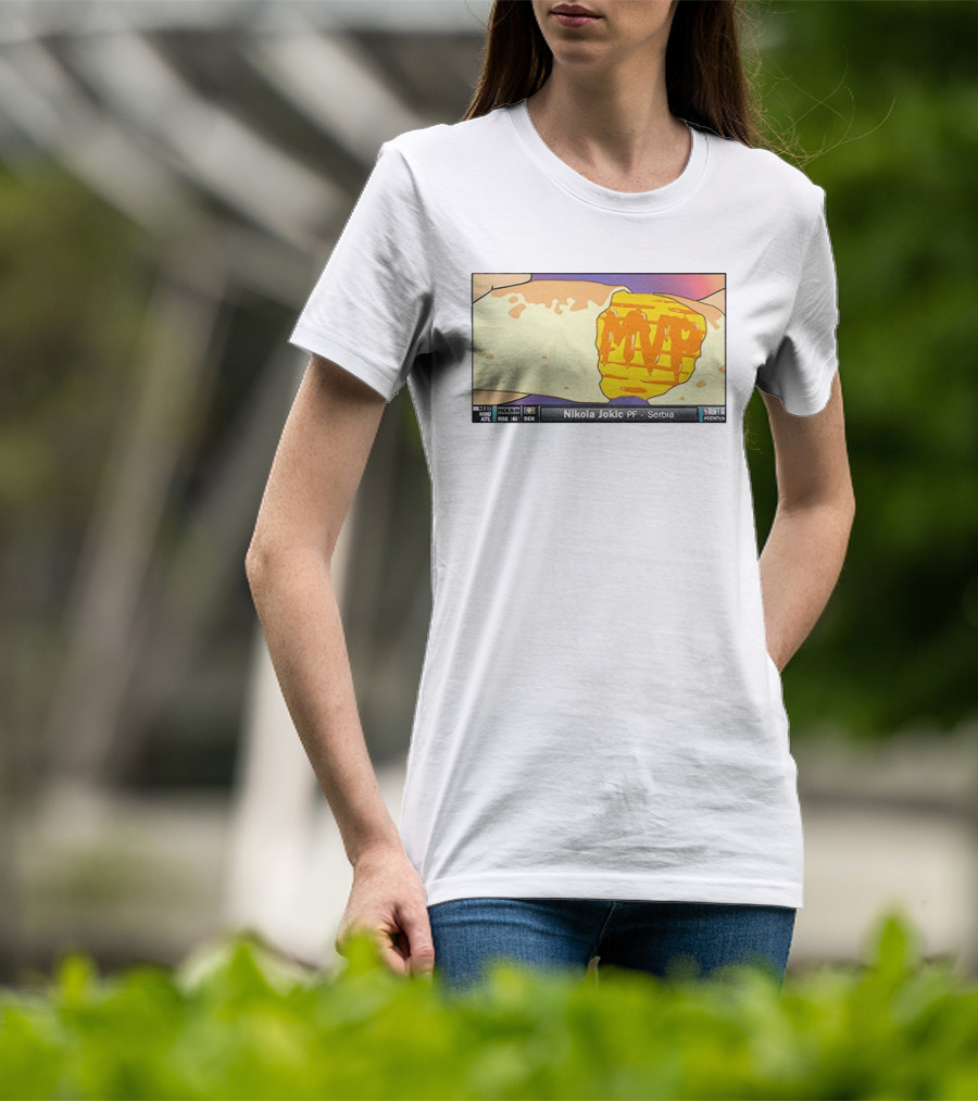 Nikola Jokic MVP Quesarito Taco Bell Serbia Basketball PF T-Shirt