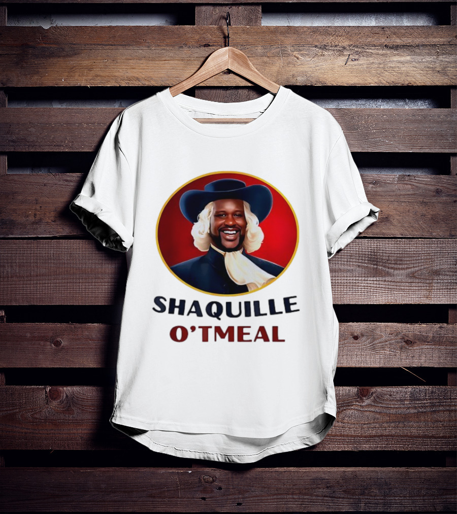 Shaquille Oatmeal Funny Meme Cereal Parody T-Shirt