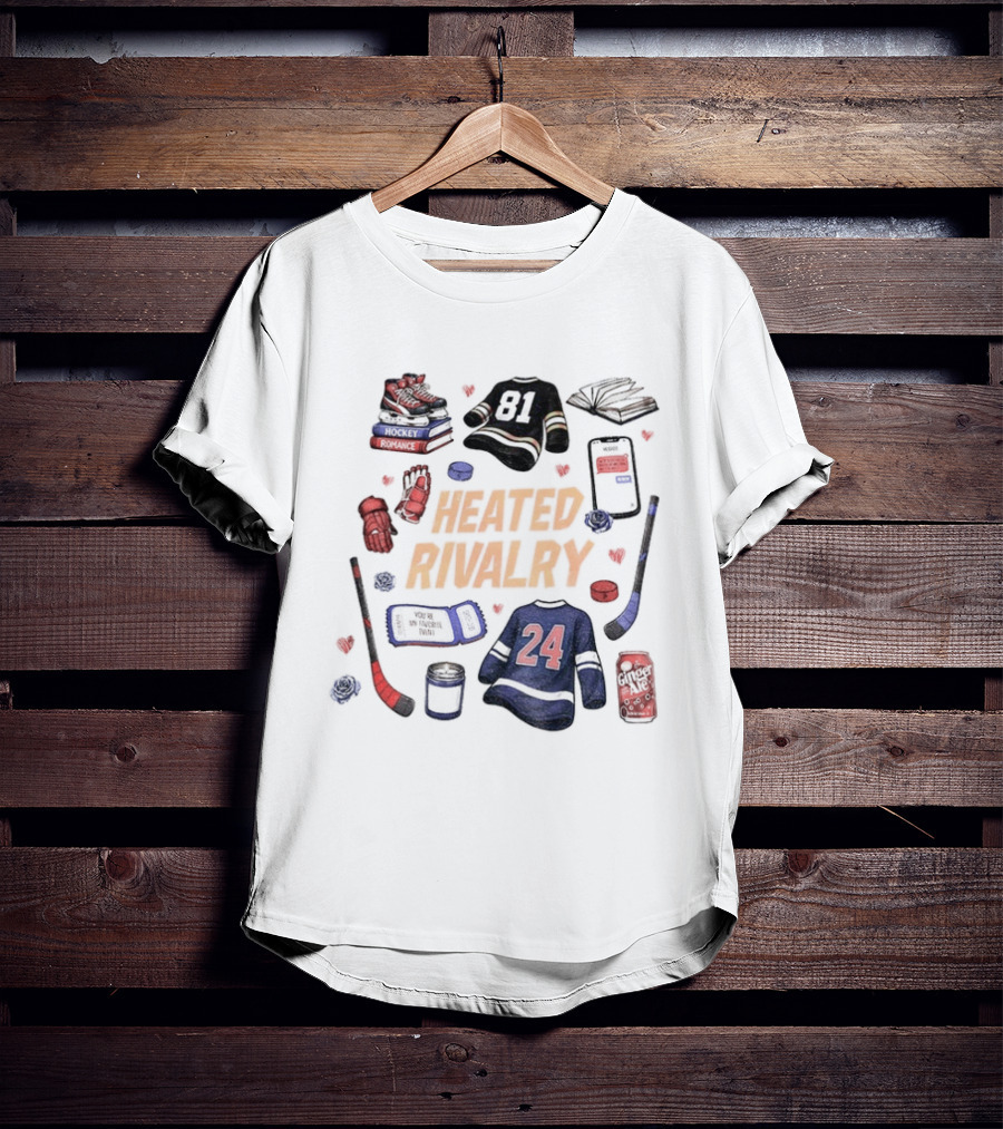 Heated Rivalry Hollander Rozanov 81 24 Romance LGBT Love Hockey T-Shirt