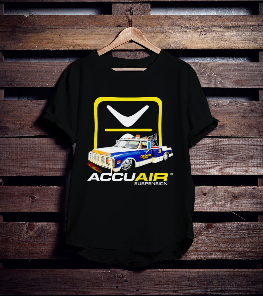 AccuAir Suspension Chevrolet C10 Tow Truck Clife Body Shop T-Shirt