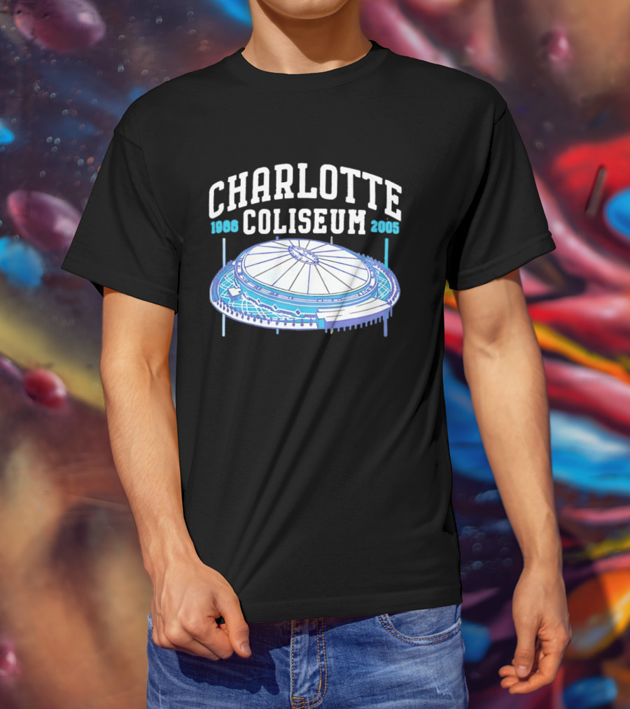 Charlotte Coliseum 1988 2005 Stadium Historic Legacy T-Shirt