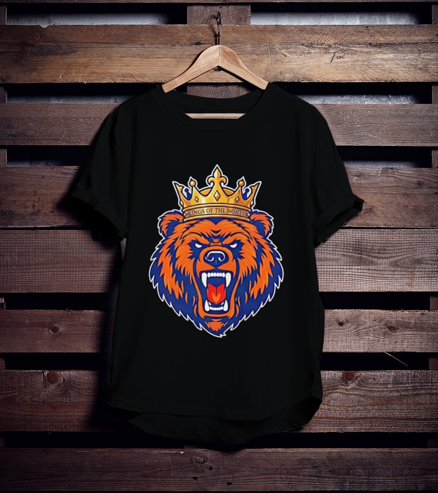 Chicago Bears Kings Of The North Bear Wear The Crown T-Shirt