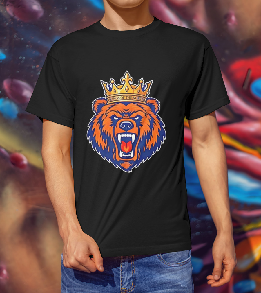 Chicago Bears Kings Of The North Bear Wear The Crown T-Shirt