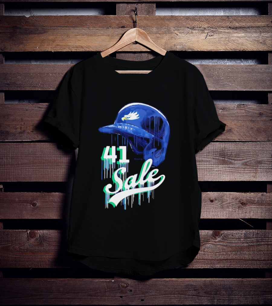 Chris Sale 41 Florida Gulf Coast Eagles Baseball Helmet T-Shirt