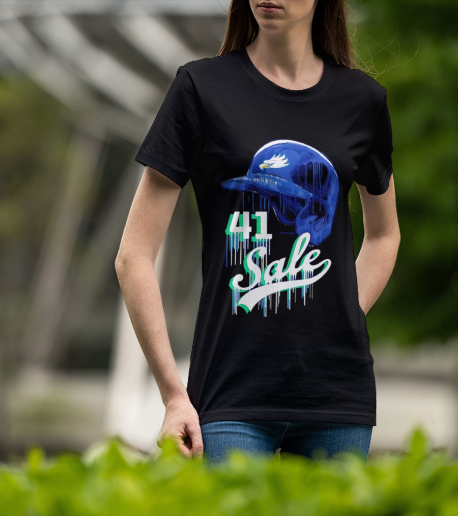 Chris Sale 41 Florida Gulf Coast Eagles Baseball Helmet T-Shirt