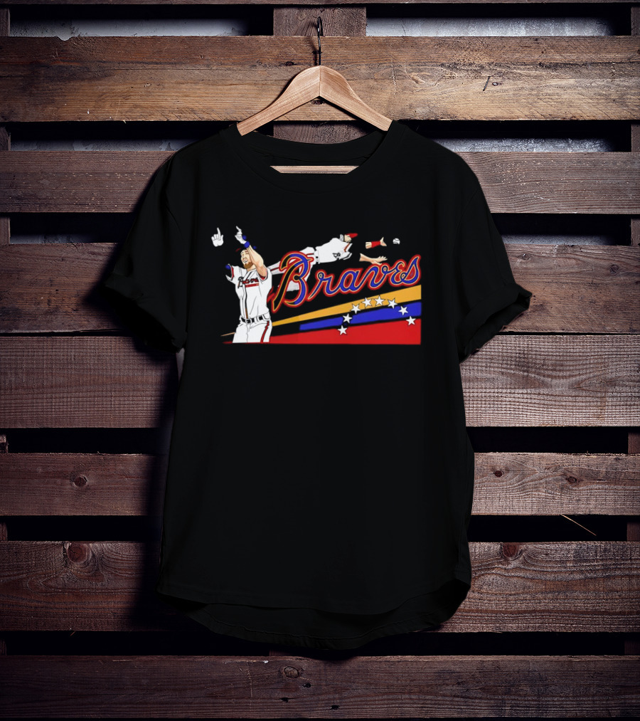 Ender Inciarte Braves Celebration Baseball Triumph T-Shirt