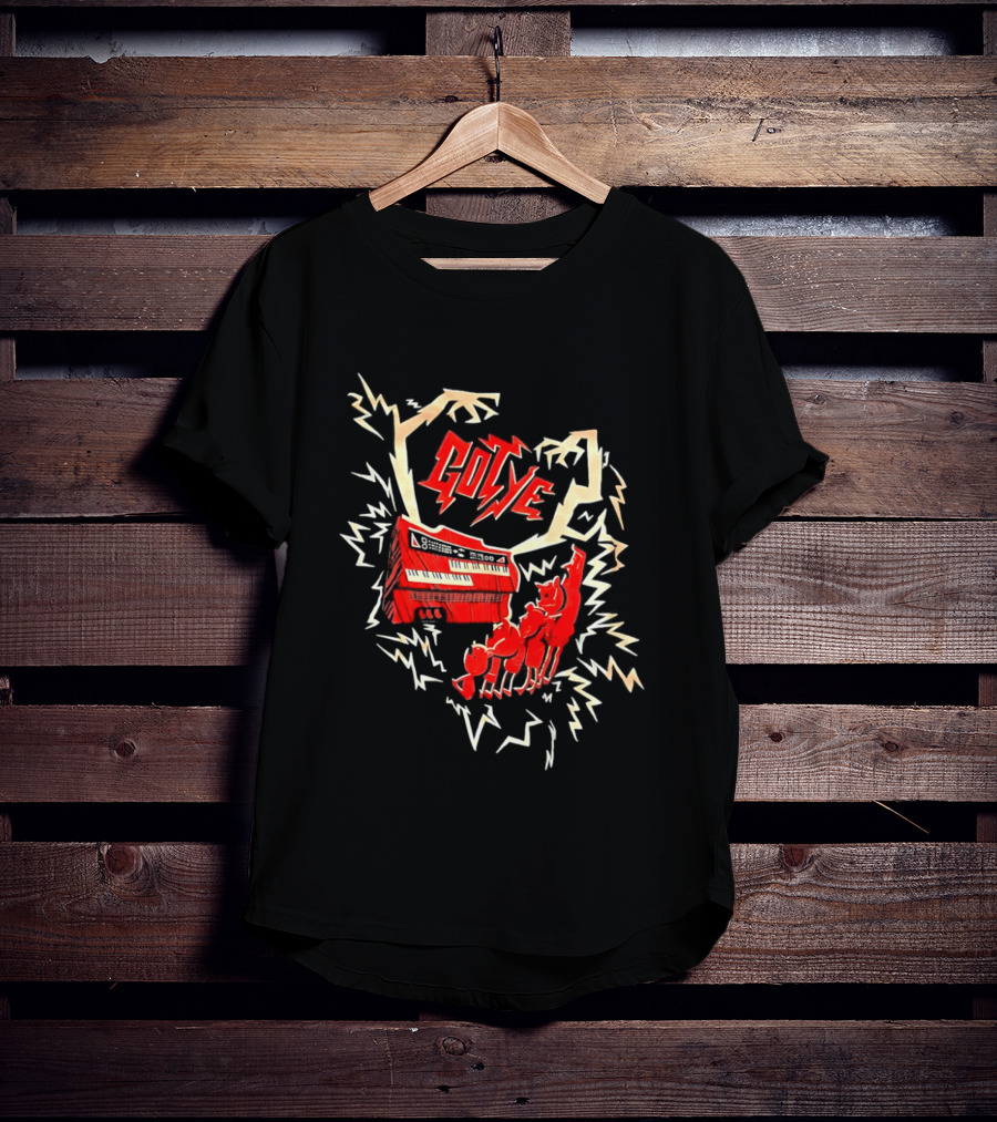 Gotye Lightning Red Keyboard Electric Energy T-Shirt