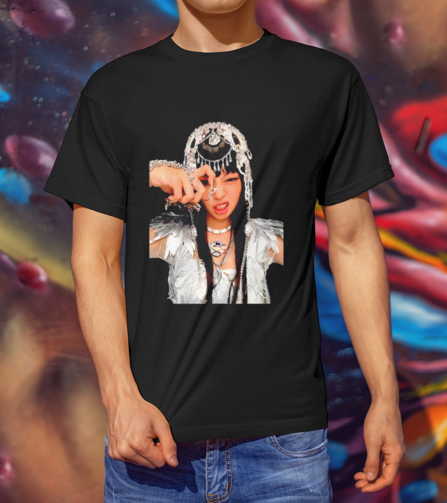 Jennie Blackpink Ruby Album Hip Hop Fashion T-Shirt