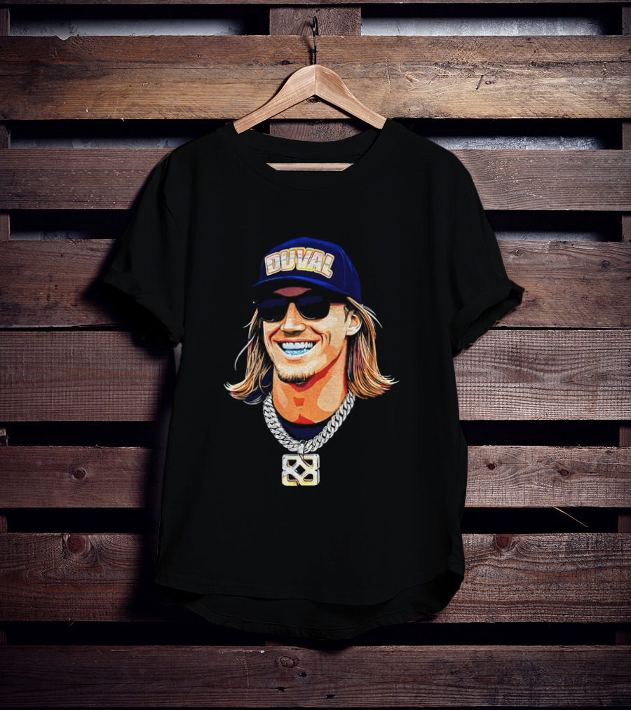 Duval Jacksonville Jaguars QB Trevor Lawrence Steezy Trev T-Shirt