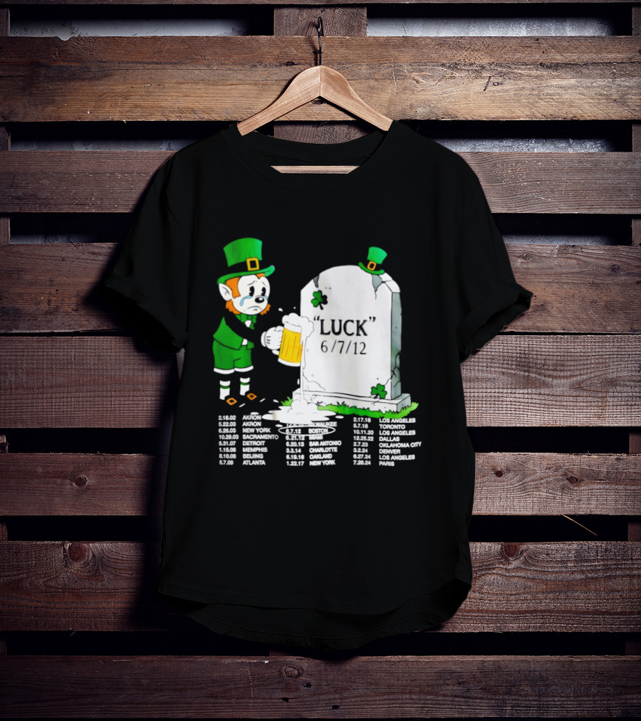 Leprechaun LeBron James Green With Envy Luck St. Patrick's Day 6 7 12 T-Shirt
