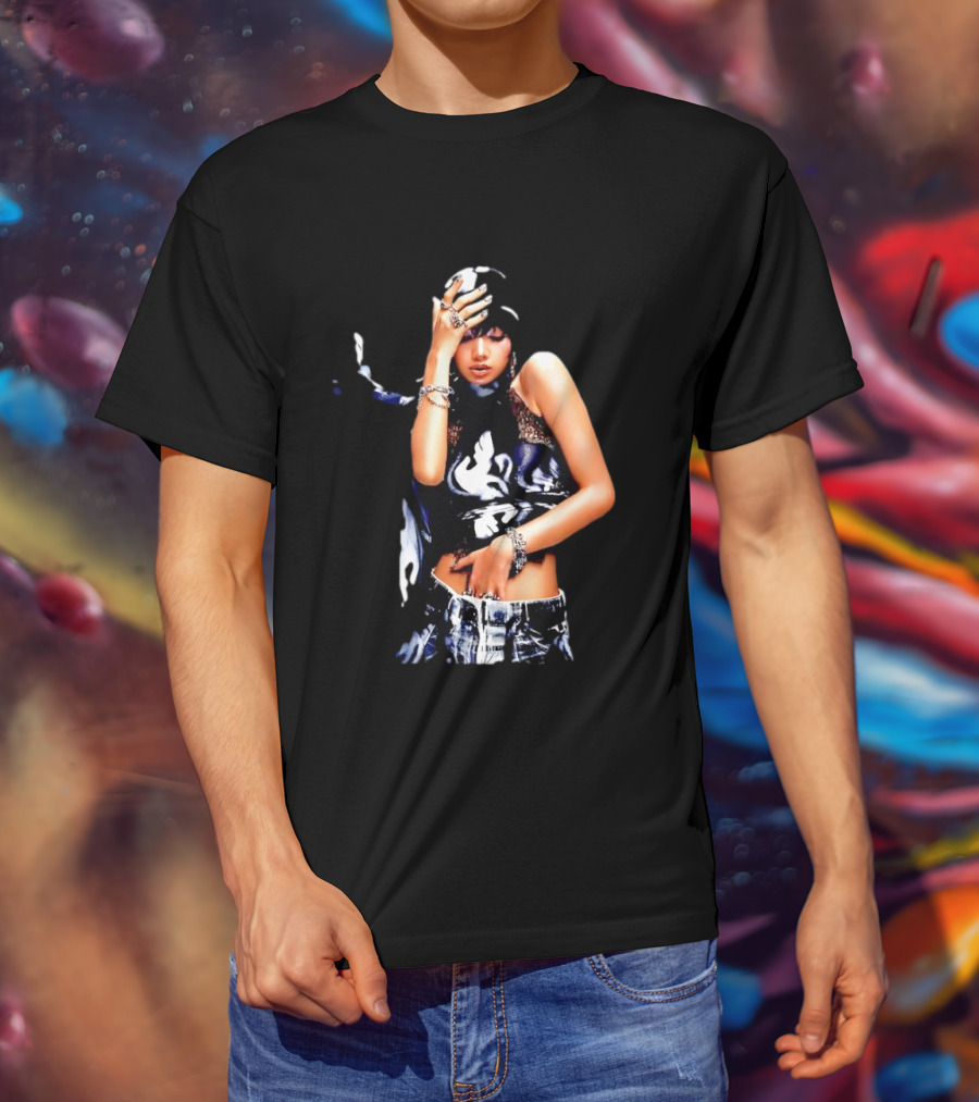 Lisa Blackpink Rockstar V3 Fashion T-Shirt