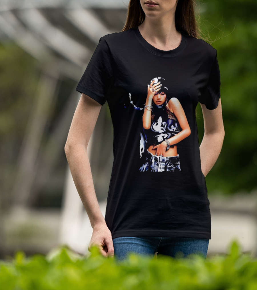 Lisa Blackpink Rockstar V3 Fashion T-Shirt