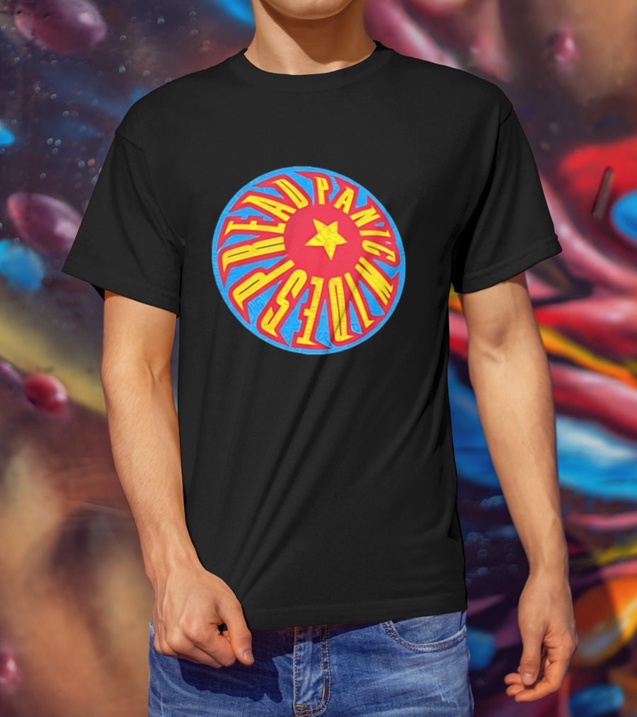 Widespread Panic Fireball Star Retro Circle T-Shirt