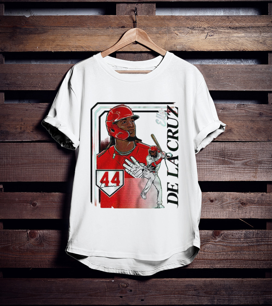 Elly De La Cruz Number 44 Reds Collage Frame MLB T-Shirt