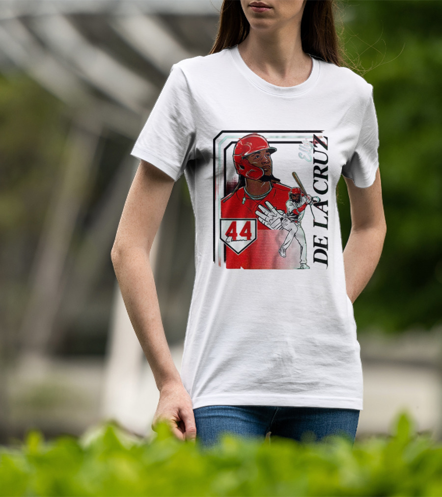 Elly De La Cruz Number 44 Reds Collage Frame MLB T-Shirt