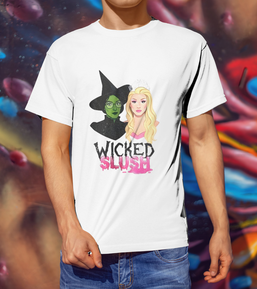 Wicked Slush Elphaba Glinda Disney Noobz T-Shirt